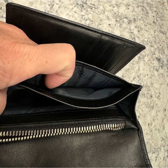 Coach Black Logo Canvas/Leather Billfold and credit card holder. - Picture 7 of 11